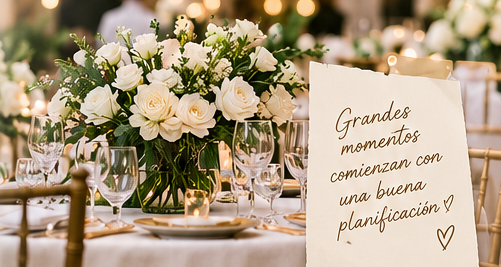 🎉 Todo lo que necesitas para organizar un evento inolvidable
